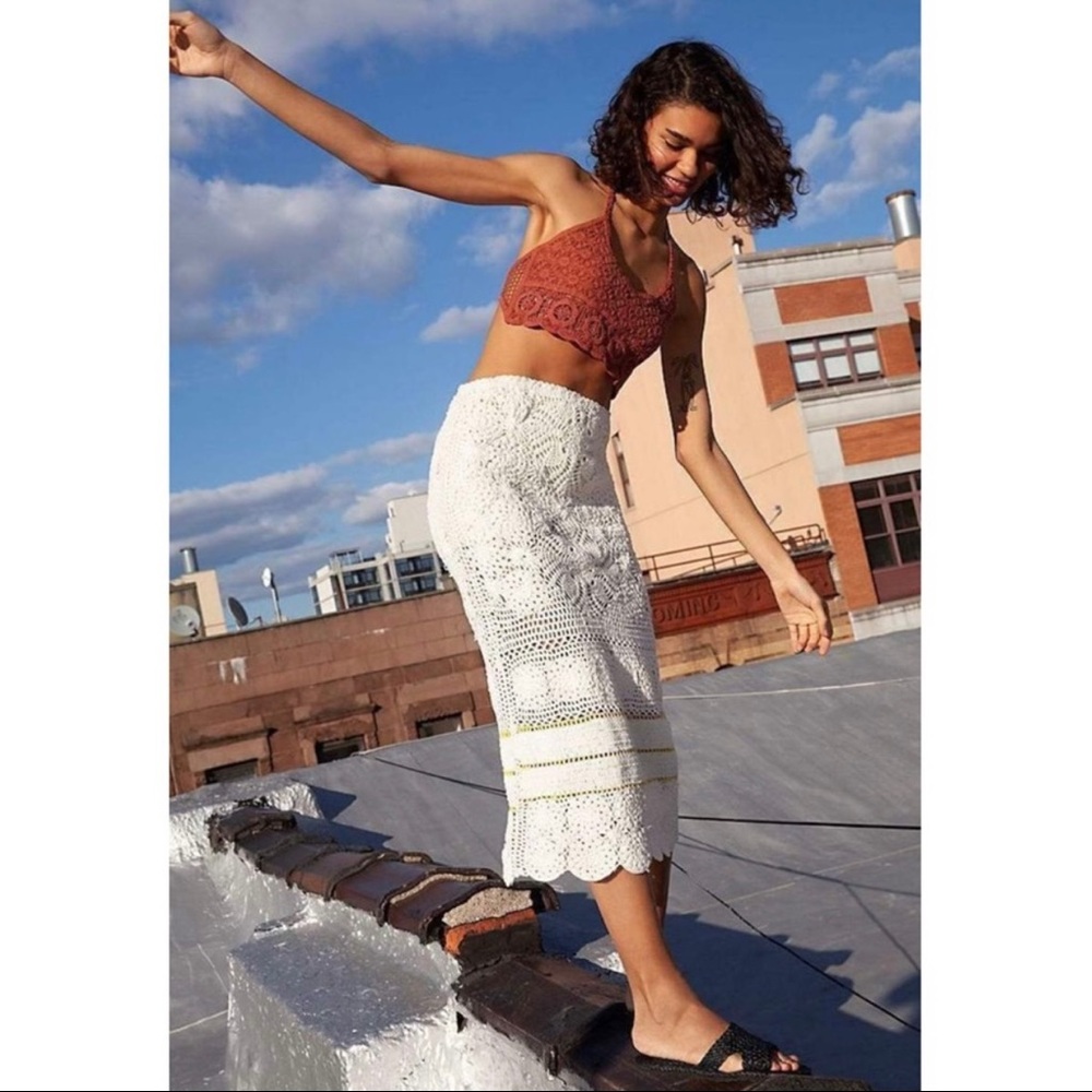 Free People Sydney Crochet Bralette - Picture 1 of 8
